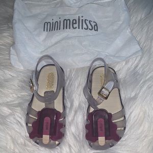 Mini Melissa Brand sandals. Purple popsicle 🍭💜